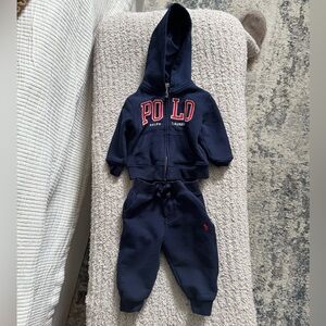 Polo Ralph Lauren Baby Fleece Pant & Hoodie Set